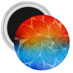 Leaf Color Sam Rainbow 3  Magnets by Mariart