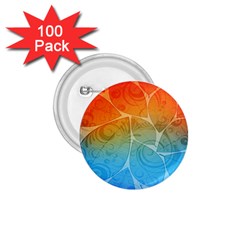 Leaf Color Sam Rainbow 1 75  Buttons (100 Pack)  by Mariart