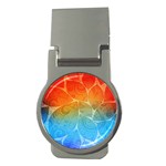 Leaf Color Sam Rainbow Money Clips (Round)  Front