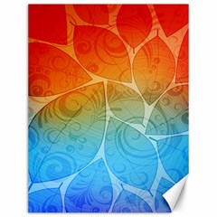 Leaf Color Sam Rainbow Canvas 12  X 16   by Mariart