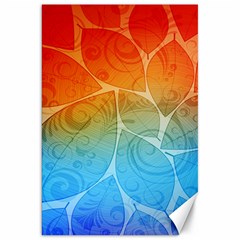 Leaf Color Sam Rainbow Canvas 20  X 30   by Mariart