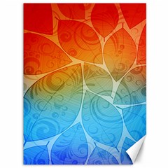 Leaf Color Sam Rainbow Canvas 36  X 48   by Mariart