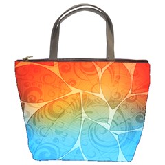 Leaf Color Sam Rainbow Bucket Bags by Mariart