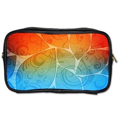 Leaf Color Sam Rainbow Toiletries Bags 2-side by Mariart