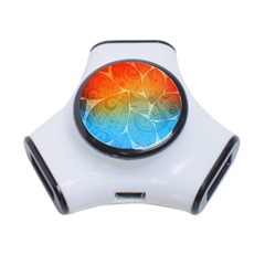 Leaf Color Sam Rainbow 3-port Usb Hub by Mariart