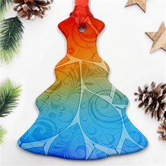 Leaf Color Sam Rainbow Ornament (christmas Tree)  by Mariart