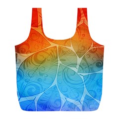 Leaf Color Sam Rainbow Full Print Recycle Bags (l)  by Mariart