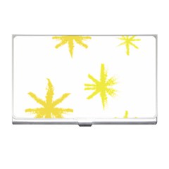 Line Painting Yellow Star Business Card Holders by Mariart