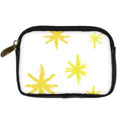 Line Painting Yellow Star Digital Camera Cases by Mariart