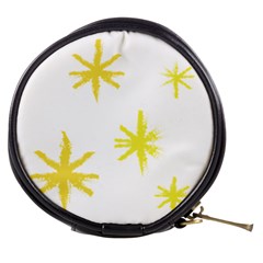 Line Painting Yellow Star Mini Makeup Bags by Mariart