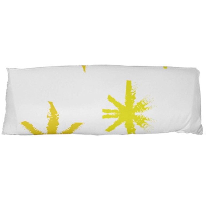 Line Painting Yellow Star Body Pillow Case (Dakimakura)