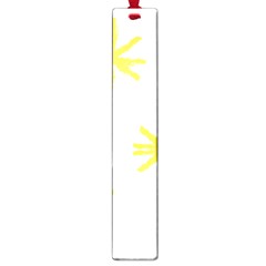 Line Painting Yellow Star Large Book Marks by Mariart