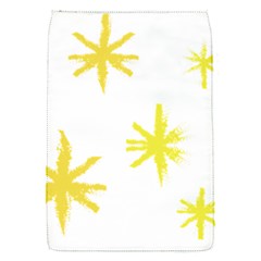 Line Painting Yellow Star Flap Covers (s)  by Mariart