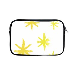 Line Painting Yellow Star Apple Macbook Pro 13  Zipper Case