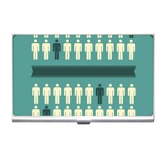 Man Peoplr Line Business Card Holders by Mariart