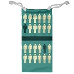 Man Peoplr Line Jewelry Bag Front