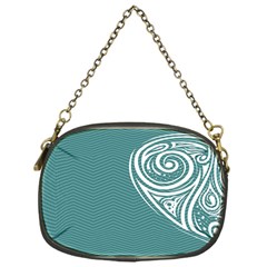 Line Wave Chevron Star Blue Love Heart Sea Beach Chain Purses (one Side)  by Mariart