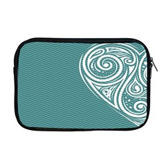 Line Wave Chevron Star Blue Love Heart Sea Beach Apple Macbook Pro 17  Zipper Case by Mariart