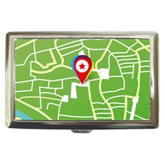 Map Street Star Location Cigarette Money Cases