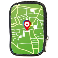 Map Street Star Location Compact Camera Cases by Mariart