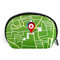 Map Street Star Location Accessory Pouches (large)  by Mariart