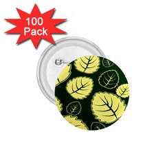 Leaf Green Yellow 1.75  Buttons (100 pack) 