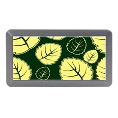 Leaf Green Yellow Memory Card Reader (mini) by Mariart