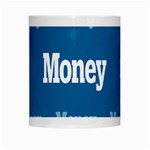 Money White Blue Color White Mugs Center