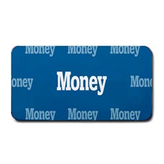 Money White Blue Color Medium Bar Mats by Mariart