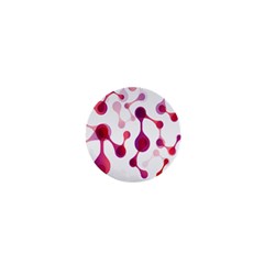 Molecular New Pink Purple 1  Mini Buttons by Mariart