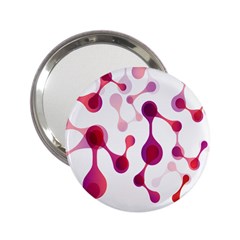 Molecular New Pink Purple 2 25  Handbag Mirrors by Mariart