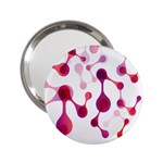 Molecular New Pink Purple 2.25  Handbag Mirrors Front