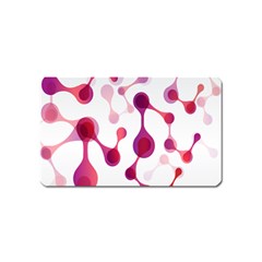 Molecular New Pink Purple Magnet (name Card) by Mariart