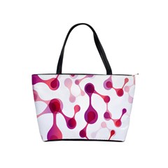 Molecular New Pink Purple Shoulder Handbags