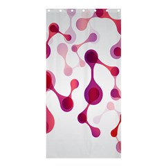 Molecular New Pink Purple Shower Curtain 36  X 72  (stall)  by Mariart