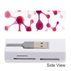 Molecular New Pink Purple Memory Card Reader (stick)  by Mariart