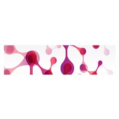 Molecular New Pink Purple Satin Scarf (oblong) by Mariart