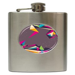 Origami Bird Japans Papper Hip Flask (6 oz)