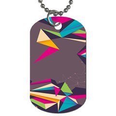 Origami Bird Japans Papper Dog Tag (Two Sides)