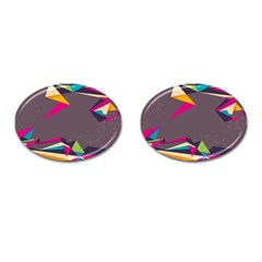 Origami Bird Japans Papper Cufflinks (Oval)