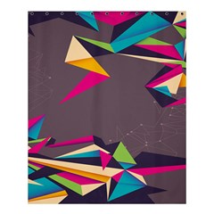 Origami Bird Japans Papper Shower Curtain 60  x 72  (Medium) 