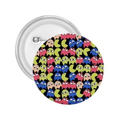 Pacman Seamless Generated Monster Eat Hungry Eye Mask Face Color Rainbow 2 25  Buttons by Mariart