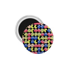 Pacman Seamless Generated Monster Eat Hungry Eye Mask Face Color Rainbow 1 75  Magnets by Mariart