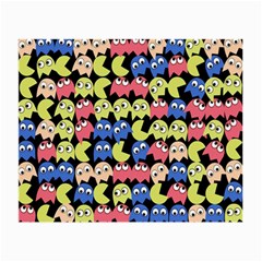 Pacman Seamless Generated Monster Eat Hungry Eye Mask Face Color Rainbow Small Glasses Cloth by Mariart