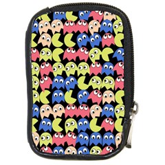 Pacman Seamless Generated Monster Eat Hungry Eye Mask Face Color Rainbow Compact Camera Cases by Mariart