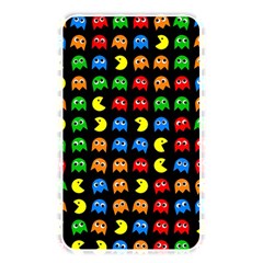 Pacman Seamless Generated Monster Eat Hungry Eye Mask Face Rainbow Color Memory Card Reader by Mariart