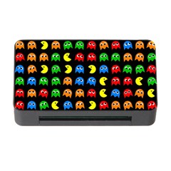 Pacman Seamless Generated Monster Eat Hungry Eye Mask Face Rainbow Color Memory Card Reader With Cf by Mariart