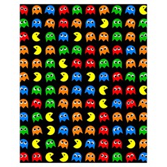 Pacman Seamless Generated Monster Eat Hungry Eye Mask Face Rainbow Color Drawstring Bag (small) by Mariart