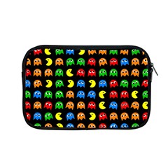 Pacman Seamless Generated Monster Eat Hungry Eye Mask Face Rainbow Color Apple Macbook Pro 13  Zipper Case