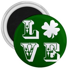 Parks And Tally Love Printable Green 3  Magnets